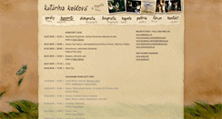 Desktop Screenshot of katkakosc.sk